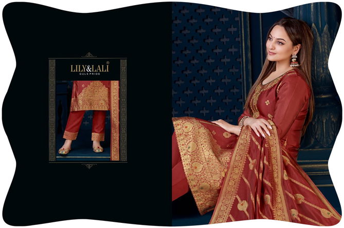 Silk Kari Vol 3 By Lily And Lali Silk Readymade Suits Catalog
